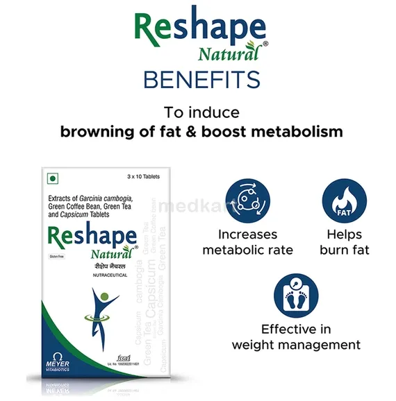 reshape natural tablet 10's